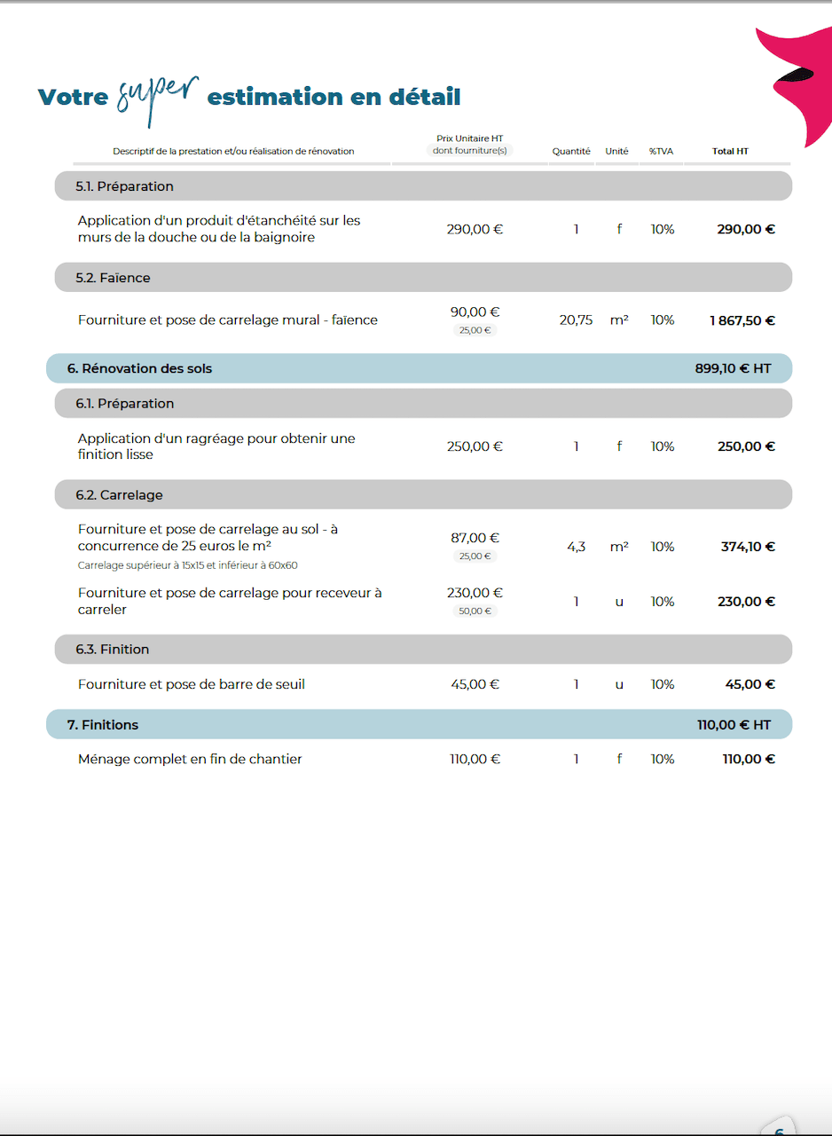 obtenez rapidement un devis carrelage personnalisé. comparez les prix, trouvez des professionnels qualifiés et estimer le coût de votre projet de carrelage en quelques clics.