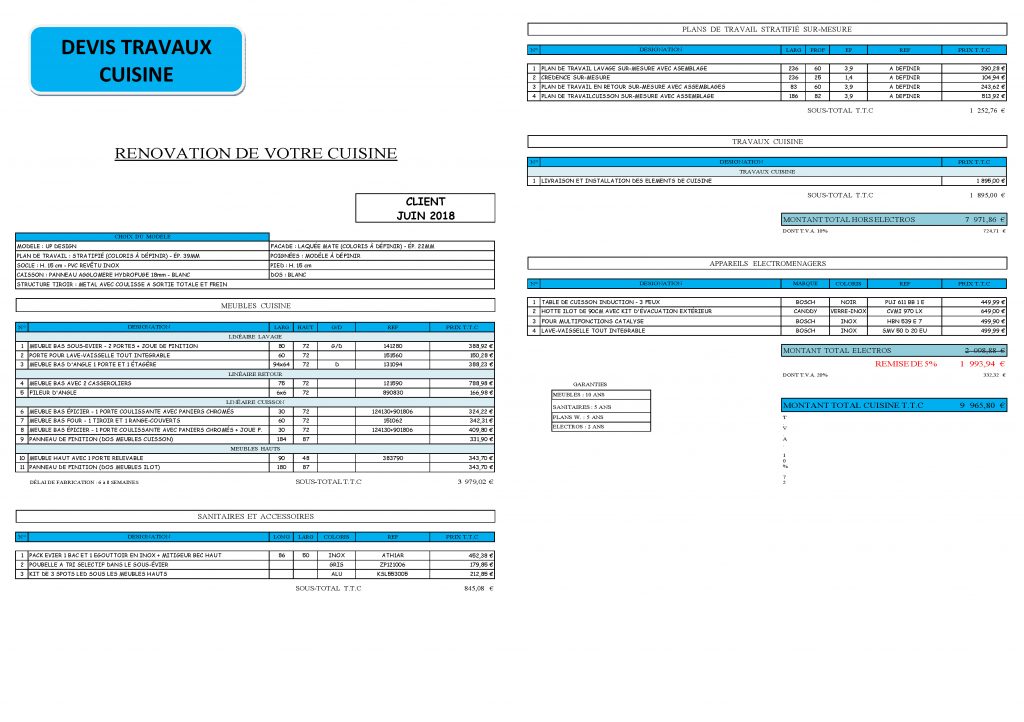 obtenez rapidement un devis personnalisé pour votre cuisine. comparez les prix, découvrez des idées d'aménagement et trouvez des artisans qualifiés près de chez vous pour réaliser la cuisine de vos rêves.