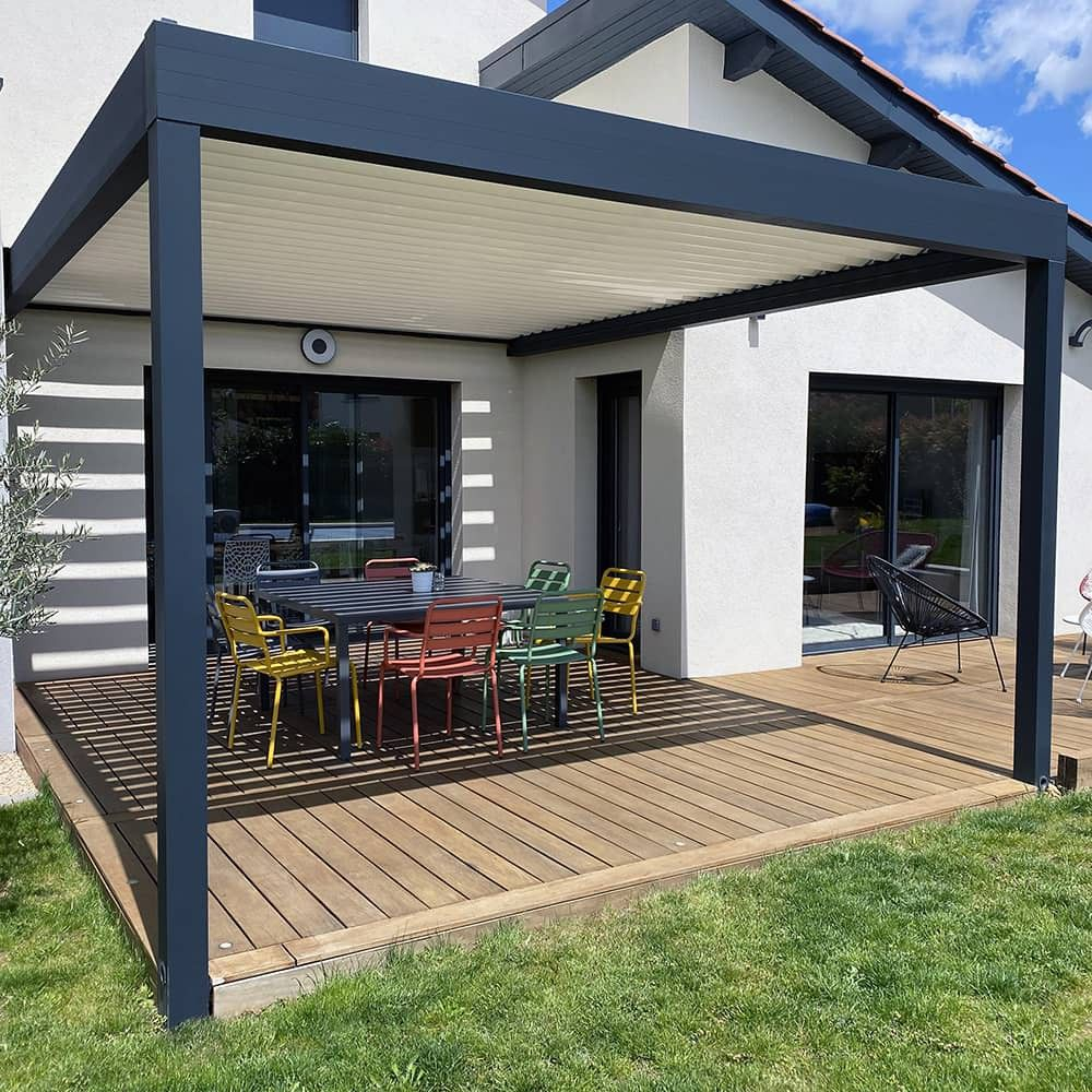 découvrez la pergola bioclimatique, une solution moderne et élégante pour profiter de votre terrasse en toutes saisons. contrôlez la lumière et la ventilation grâce à des lames orientables, et améliorez votre confort extérieur.