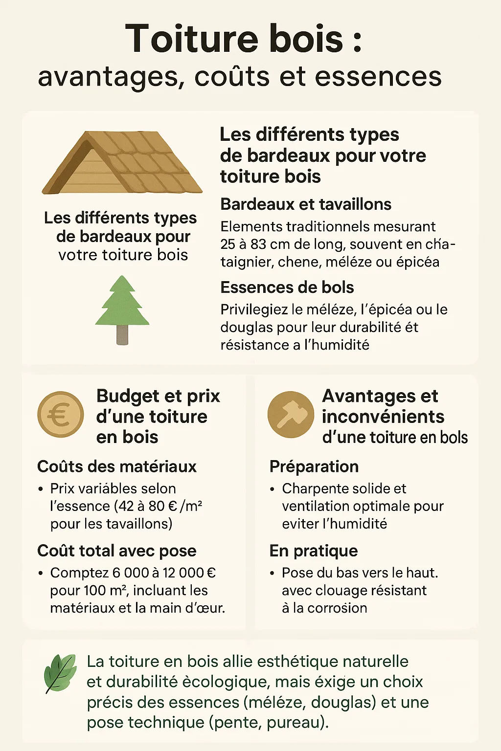 découvrez tout ce qu'il faut savoir sur le coût d'une toiture : prix au m², facteurs influençant le tarif, conseils pour estimer et comparer les devis de couverture.
